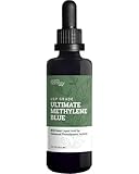 Earth Harmony Methylene Blue, 1% USP (Pharmaceutical) Grade, with Nano Liquid Gold for Photodynamic Research, Miron Glass Bottle (2 Oz) - Image 1