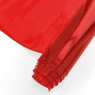 🌺【Color size】: 1 roll package, size: 12"X47"(30cmX120cm), thickness: 0.5mm, The color is solid color, translucent, bright and beautiful, very beautiful. 🌺【Material Material】: PVC Material Translucent Solid Color Fabric, Vinyl Raw Material, Handcrafte...