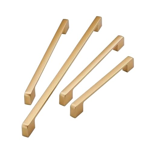 1〜12個入り マットゴールドアルミ合金ハンドル - キッチンや家具用の耐久性のある塗装キャビネット&引き出し取っ手 ?(12pcsx160mm)
