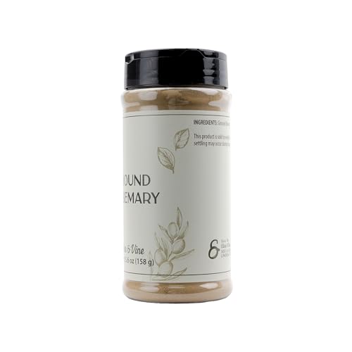 Image of Olive & Vine Ground Rosemary, Earthy & Piney Flavor, Seasoning for Roasts, Soups, and Stews, With Rich Tradition, Authentic Taste, For Global Recipes (5.6 Ounce)