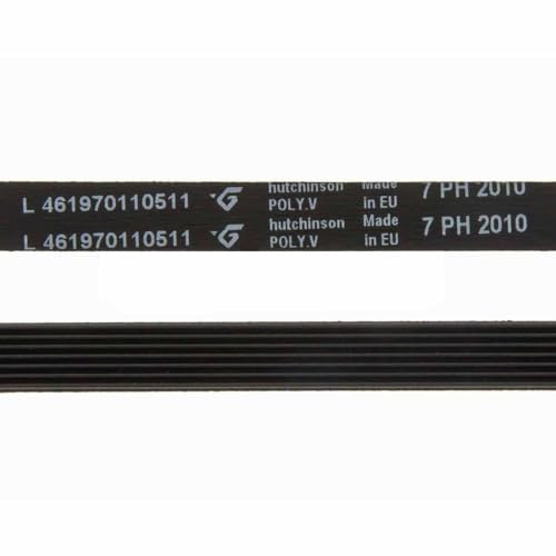 Recamania Wäschetrocknerriemen 7PH 2010 (L461970110511) 480112101469 C00311014 V-Gurt, 2010 mm, A1-Qualität, 7 Zähne, für Whirlpool, Philips, Ignis, Maytag uvm.
