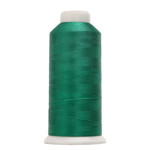 Image of High Tenacity Polyester Embroidery Machine Thread 40WT(120D /2) 4000M Per Spool for Commercial and Domestic Embroidery Machine (Christmas Green-1750)