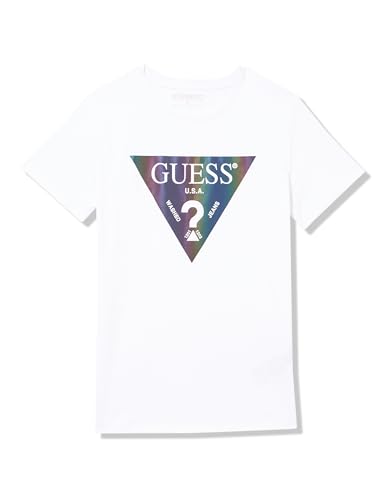 GUESS Boys Organic Cotton Iridescent Logo T-Shirt