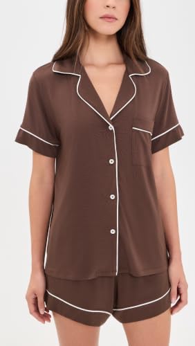 Image of Eberjey Gisele Rib Relaxed Short PJ Set