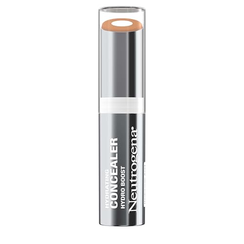 Image of Neutrogena Hydro Boost Hydrating Natural Concealer Stick For Dry Skin, Oil-Free, Lightweight, Non-Greasy And Non-Comedogenic Cover-Up Makeup With Hyaluronic Acid, 30 Light /Medium, 0.12 Oz