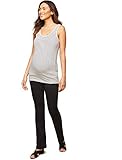 Motherhood Maternity Women's Maternity 5 Pocket Super Soft Secret Fit Belly Boot Cut Pant, Black Extra Large