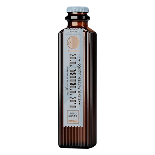 FRESH LE TRIBUTE GIN | Zero Tonic Water | Ausschließlich natürliche Zusätze aus eigener Brennerei | 24 x 200 ml