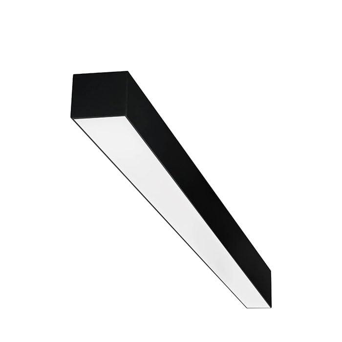 Lampada a sospensione a LED, 80 W, 6500 lm, 4000 K, bianco neutro, nero, INNOVA10-80