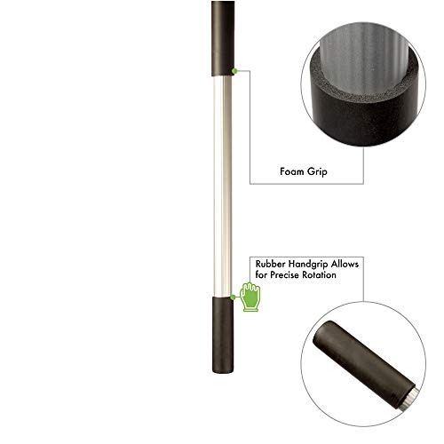 STAUBER Best Bulb Changer Kit with STAUBER Quick-Lock Bulb Changer Extension Pole - 22 Feet