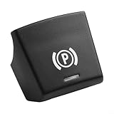 Yhenlovtt Feststellbrems-P-Tastenschalterabdeckung für 5er-Serie 6er-Serie X3 X4 F10 F11 F18 F06 F12 F13 F25 F26 2014–2017 Modelle – Schwarz für Mate