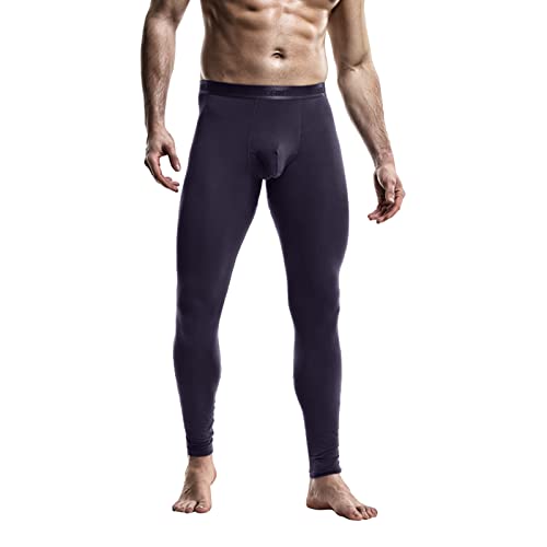 Generisch Mallas térmicas para hombre para actividades deportivas con tecnología de separación transpirable, óptima libertad de movimiento, gris, L