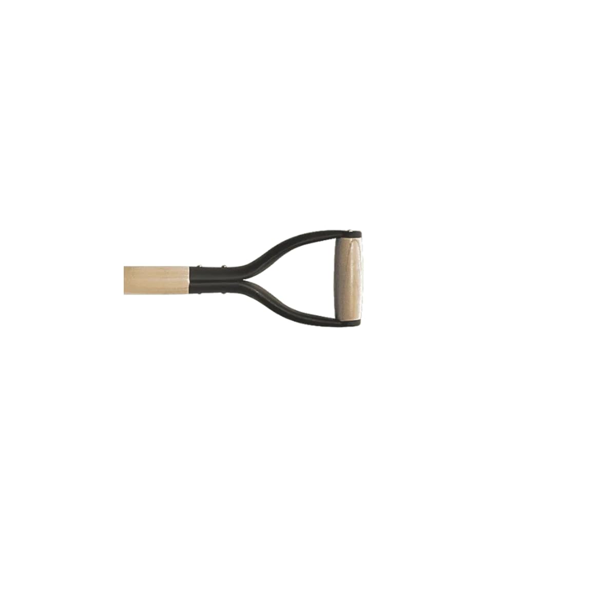 VITO - Pelle à Tête Ronde en Acier Trempé et Manche Bois avec Poignée en Y Ergonomique - Outil de Jardinage pour Creuser, Planter et Déplacer la Terre, Sable et Graviers