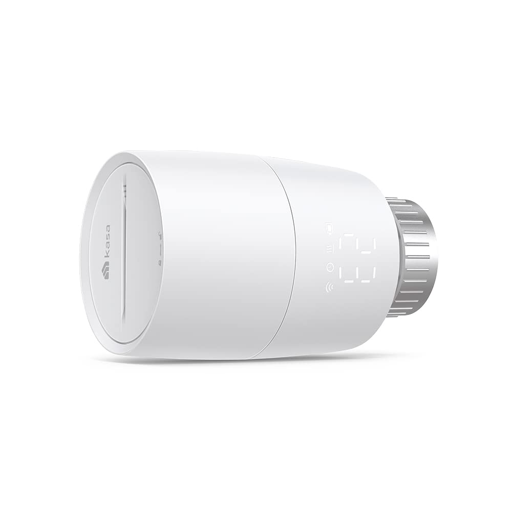 TP-Link Kasa Smart Radiator Thermostat - Extension Unit Requires Hub, Heating Control (Kasa App/Schedules/Geofencing/Window Opening Detection), Compatible with Alexa, Google Home, Only 2.4GHz Wi-Fi
