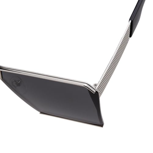 Lunettes carrées oversize pour masquer le regard avec style - 4