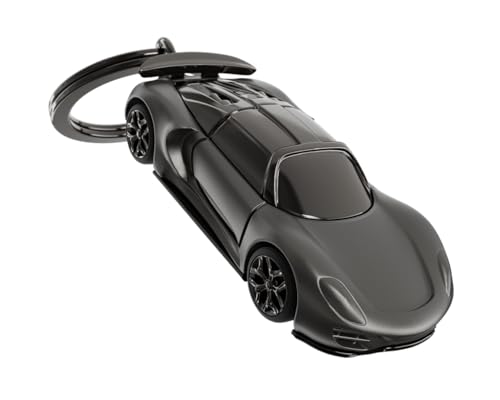 Metalmorphose - Porta-chaves de supercar preto, porta-chaves de carro de luxo, presente original para homem e mulher, multicolor, tamanho único, multicolorido, Tamanho único