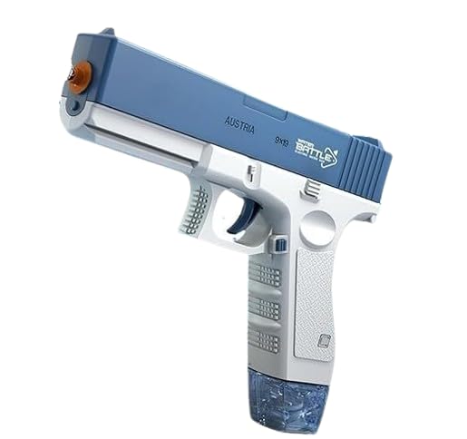 Image of Water Gun Toy with Automatic Water Absorption Function 25Ft Range | Self-Filling |High Pressure Mechanism Ideal Outdoor Toy for Pool & Beach Fun (Style 1)