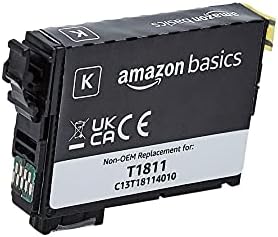 Amazon Basics Remanufactured High-Yield Inkjet Cartridge, Replacement for Epson T1811, XL, Black, Pack of 1