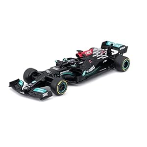 Bburago B18-38058H 1:43 F1 Mercedes AMG W12 E-Performance with Helmet Hamilton, Assorted