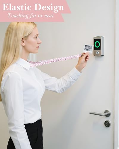 Cordon chouchou extensible anti-perte pour carte d'identité active - 6