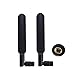Produktbild RP-SMA 2 x 2,4 GHz 10dBi 5GHz 5.8GHz Dual Band WiFi Antenne Wifi Signal Booster Signal Booster Verstärker Modem Adapter Netzwerk Empfänger Antenne mit hoher Reichweite für Mobile Hotspots (2 PACK)