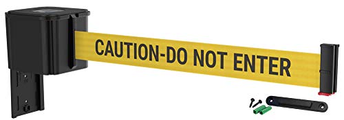 Retracta-Belt Wall Barrier, 20ft -CAUTION DO NOT ENTER