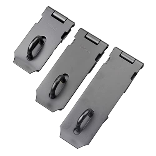 OSALADI 4 Inch Solid Stainless Steel Door Lock Buckle Anti-Theft Buckle Lock Safety Clasp High Security Sturdy