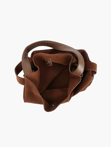 Bolso Hobo Tote 2 en 1 de Gamuza Auténtica miniatura 4