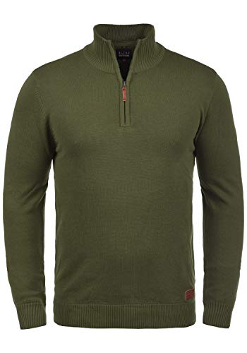 BLEND Robin Maglione Pullover Troyer da Uomo con