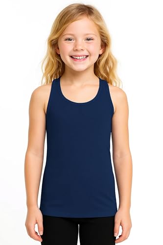 Image of Kurve Premium Girls Seamless Supersoft Wide Strap Comfortable Racerback Tank (Made with Love in The USA)