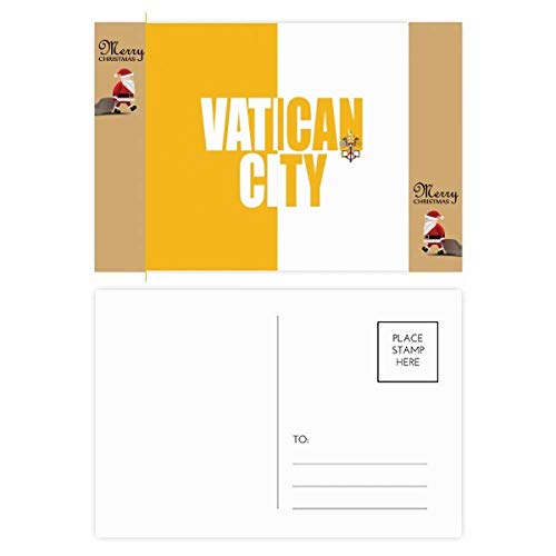 Cartes postales avec drapeau du Vatican lot de 20 papeterie