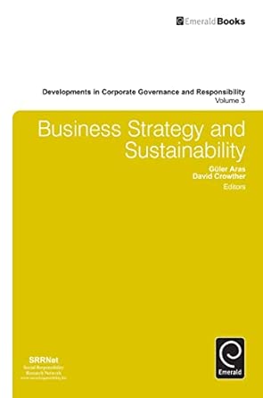 Business Strategy and Sustainability: 3 book cover