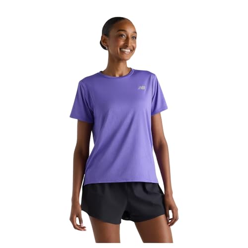 T-shirt New Balance rose dynamique idéal pour le running et le fitness L