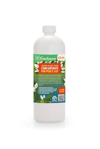 Gardenera Plant Growth Superfood for Peace Lilies with 18 Vitamins