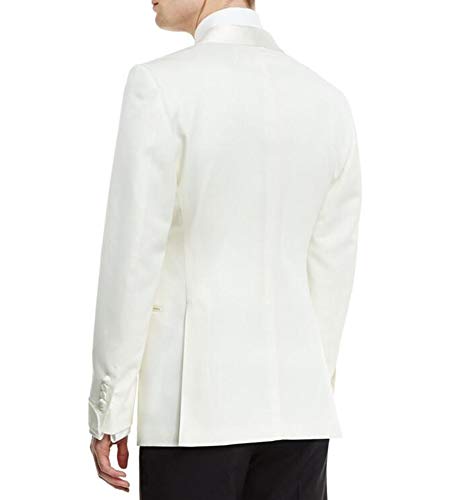 Kromoc Men's 2 Pieces Suit One Button Suit Formal Tuxedo2