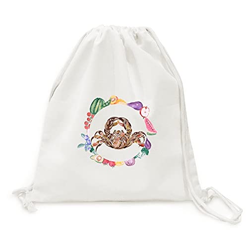 Sac de courses crabe pliable idéal pour le marché et la plage