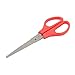 Aexit School Office Hand Tools Home Plastic Handle Metal Scissor Shear Hand Scissors & Shears Tool Red
