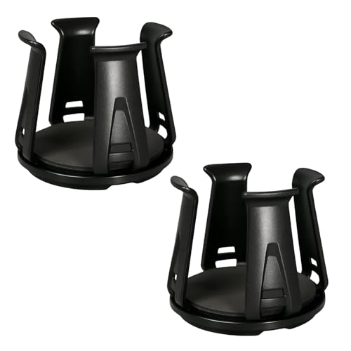 leruiyezs 2 Portabicchieri Auto Portabottiglie Multifunzione Autoadesivo – Porta Bottiglia Auto Regolabile, Installazione Facile, Per Tazze da Caffè e Borracce, Compatibile con Interni Auto e Camper