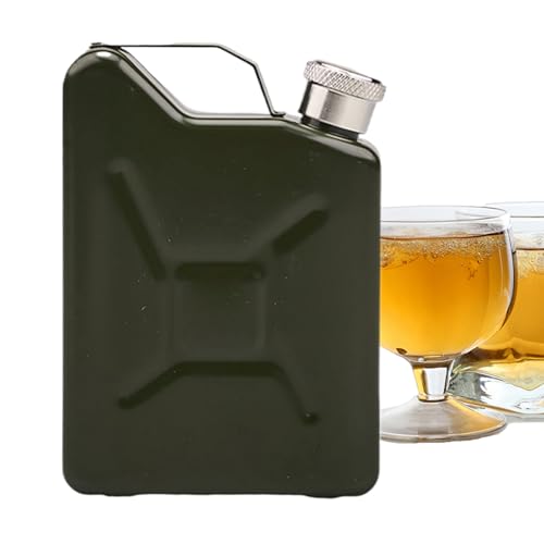 Flacon À Alcool, Flacon De Poche, Flasque Whisky, Barrique En Acier Inoxydable Anti Fuite Pour Whisky Randonnée Voyage Fitness Camping
