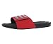 adidas Performance Men's Adissage 2.0 Stripes Athletic Sandal, Ray Red/Black/Black, 10 M US