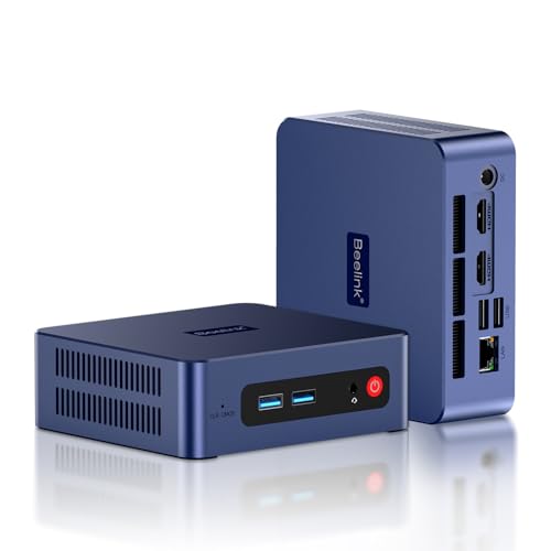 Beelink SER3 Mini PC, AMD Ryzen 3 3200U, 2 núcleos/4 subprocesos, hasta 3,5 GHz, Mini Ordenador, 16 GB de RAM DDR4, SSD PCIe 500 GB, Doble Pantalla 4K, Doble HDMI/RJ45 1000 Mbps/WiFi 5/BT 5.0