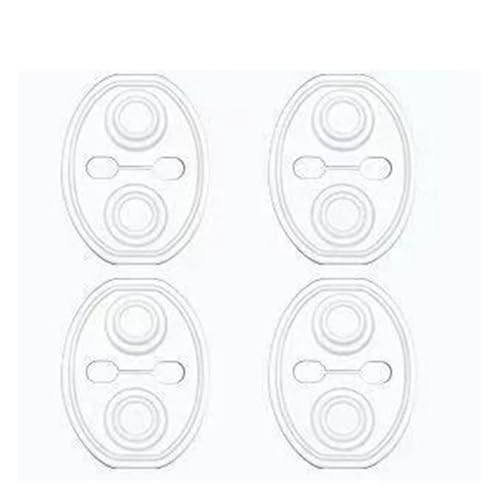 Amortisseur de portière de voiture en silicone blanc pour réduire les bruits de choc