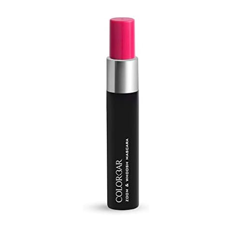 Colorbar Zoom and Whoosh Mascara, Black Sin, 9 ml, Smudge-proof, water-resistant, No Paraben Cover