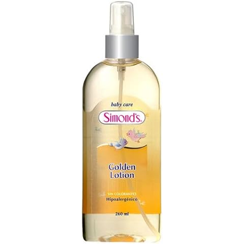 Simond's Baby cologne, golden lotion 260ml, from Chile Cover