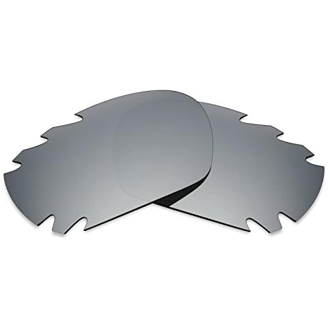 Lentes de repuesto Mryok para Oakley Jawbone Vented, sin polarizar con recubrimiento de titanio plateado Cover