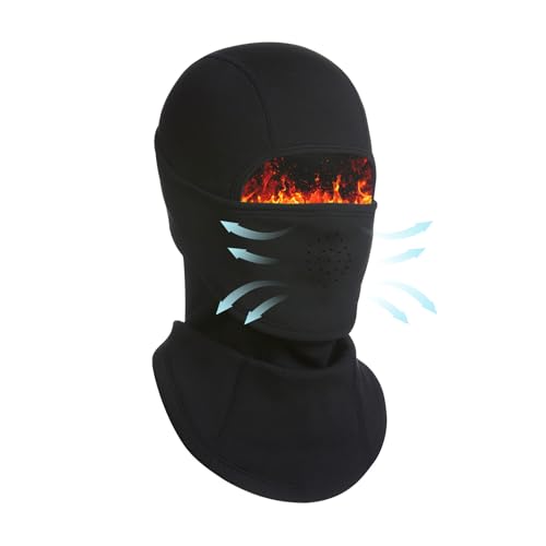 Photo de UNNESTAR Kids Balaclava Ski Mask Movable Face Mask for Boys Girls Cold Weather Neck Warmer