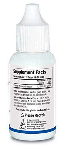Biotics Research Bio Ae Mulsion Forte Emulsified Vitamin A #TOP14