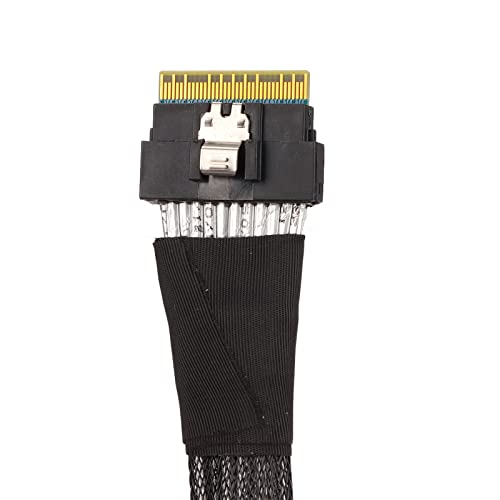 Câble SAS 4.0 SFF-8654 8i 76 broches haute durabilité vers double 4i HD pour Raid