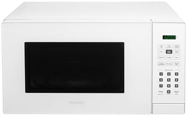 Danby DBMW0921BWW 0.9 Cu. Ft. Countertop Microwave, 900W, 10 Powe...
