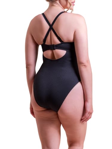 Curvy Kate Maillot de bain Deep Dive Noir en microfibre premium