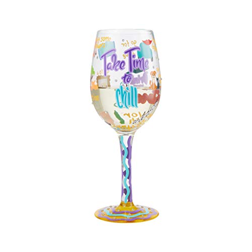 Enesco Designs by Lolita Take Time to Chill Wine Glass